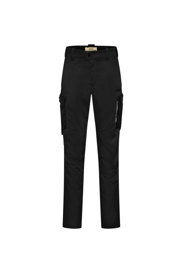 HAKRO 715L Worker-Performancehose ECO in Schwarz – Vorderansicht