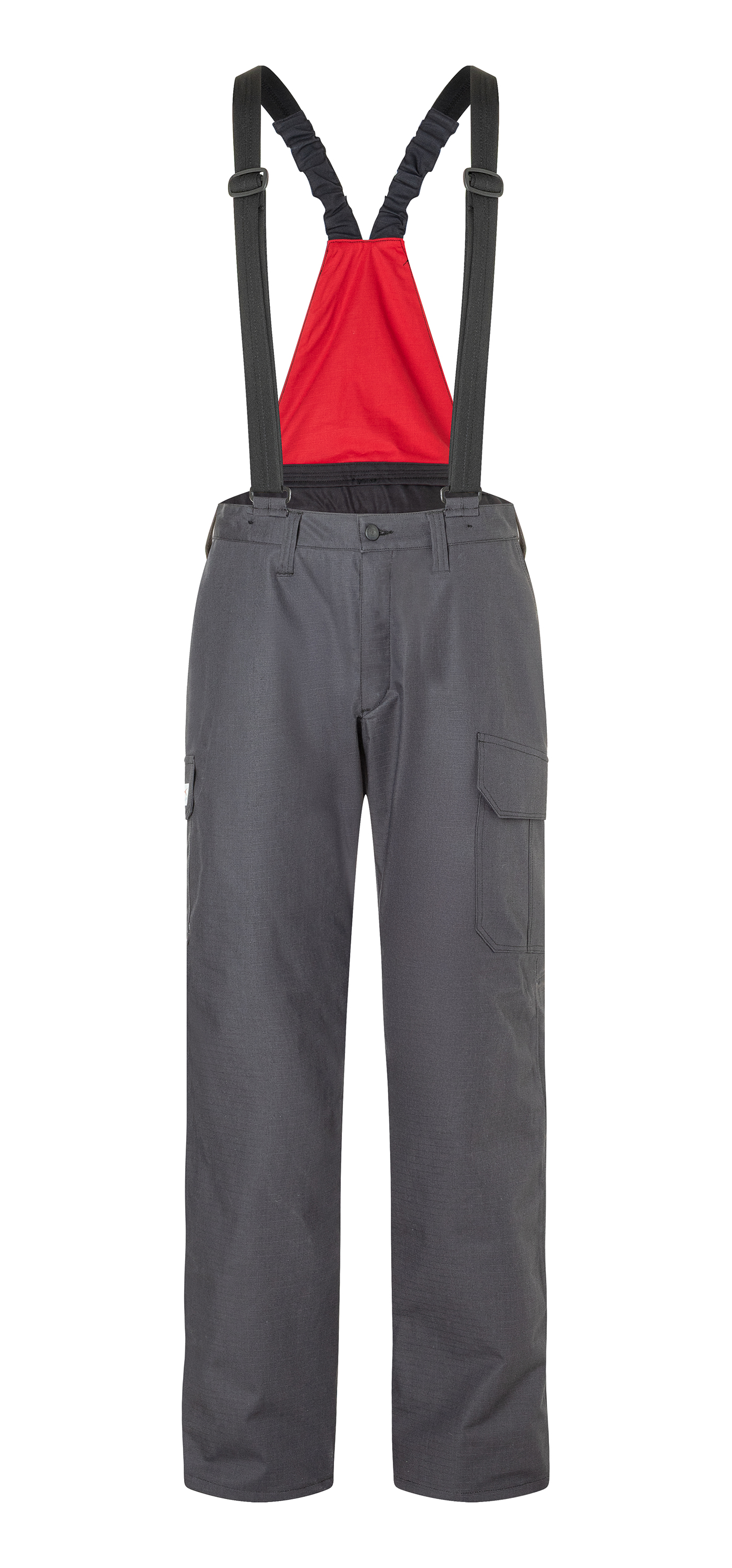 KÜBLER PROTECTIQ Wetterlatzhose ARC1 PSA 3 in Anthrazit – Vorderansicht