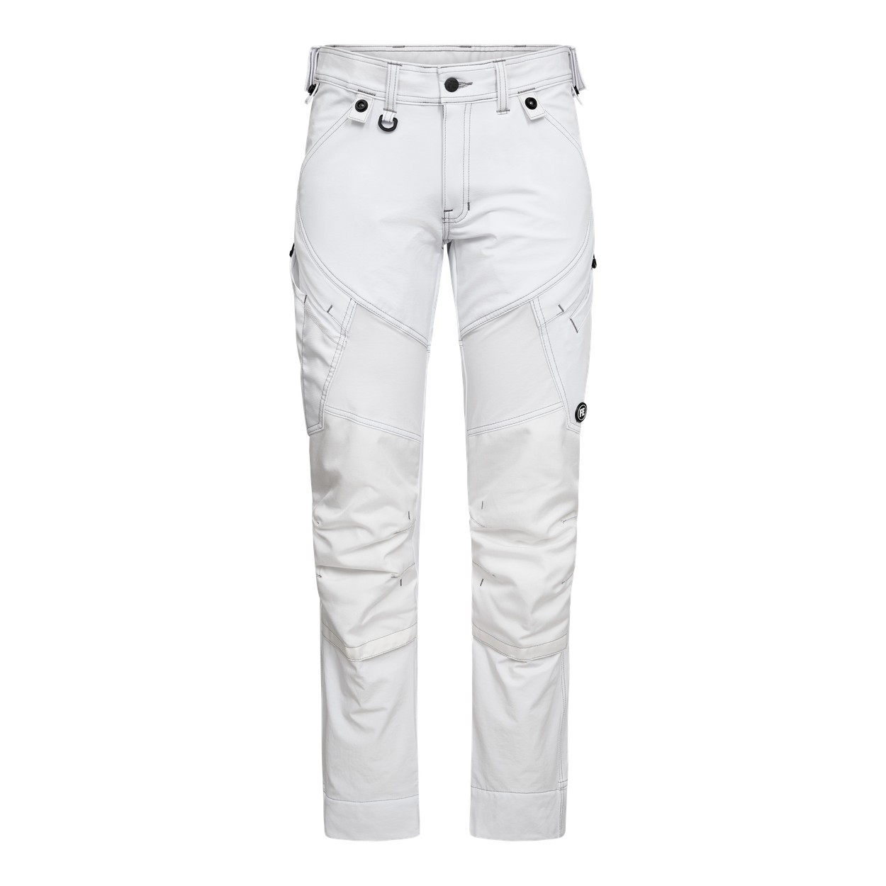 ENGEL X-treme 2369-317 Arbeitshose mit 4-Wege-Stretch in Weiss – Vorderansicht