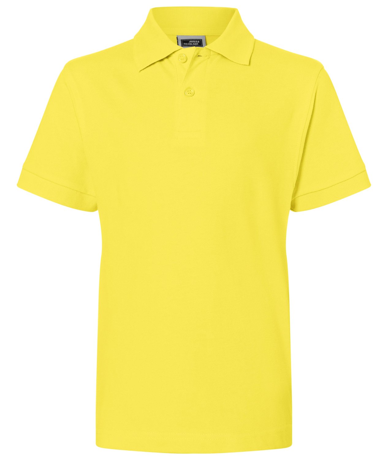 Daiber Classic Polo Junior in Yellow – Vorderansicht
