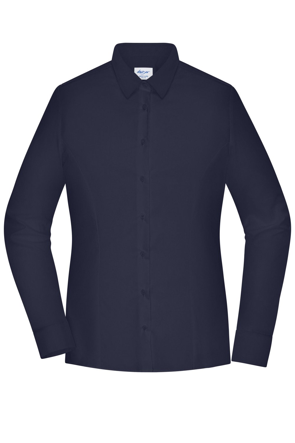 Daiber Ladies' Shirt - SLIM FIT - in Navy – Vorderansicht