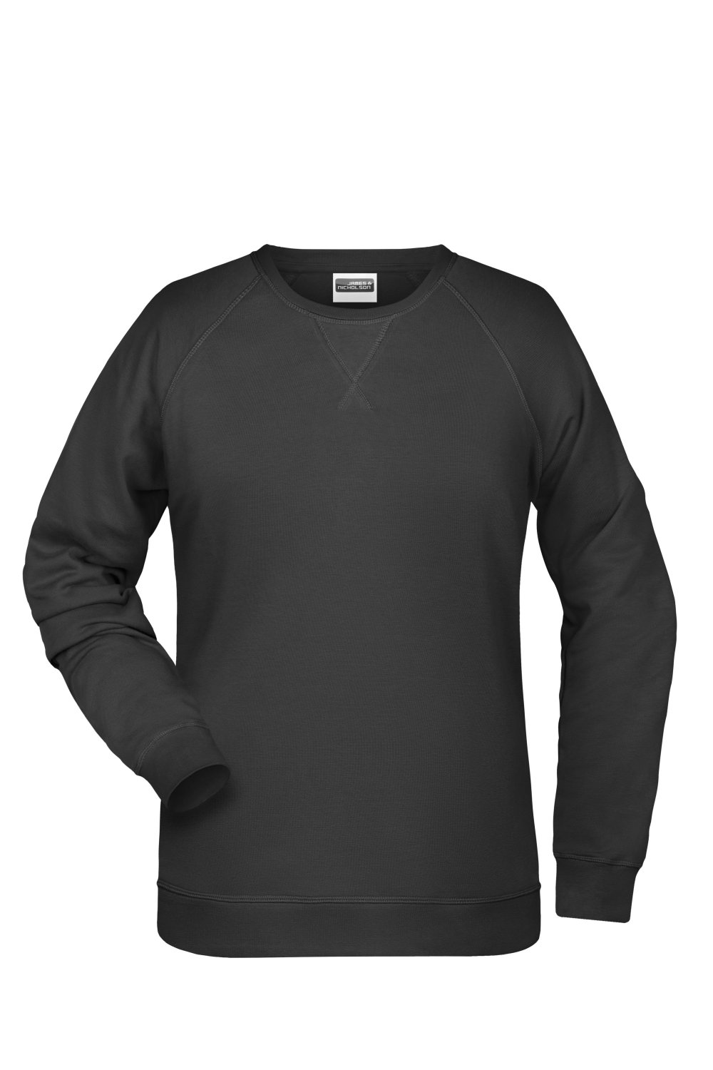 Daiber Ladies' Sweat OCS Blended & RCS in Black – Vorderansicht