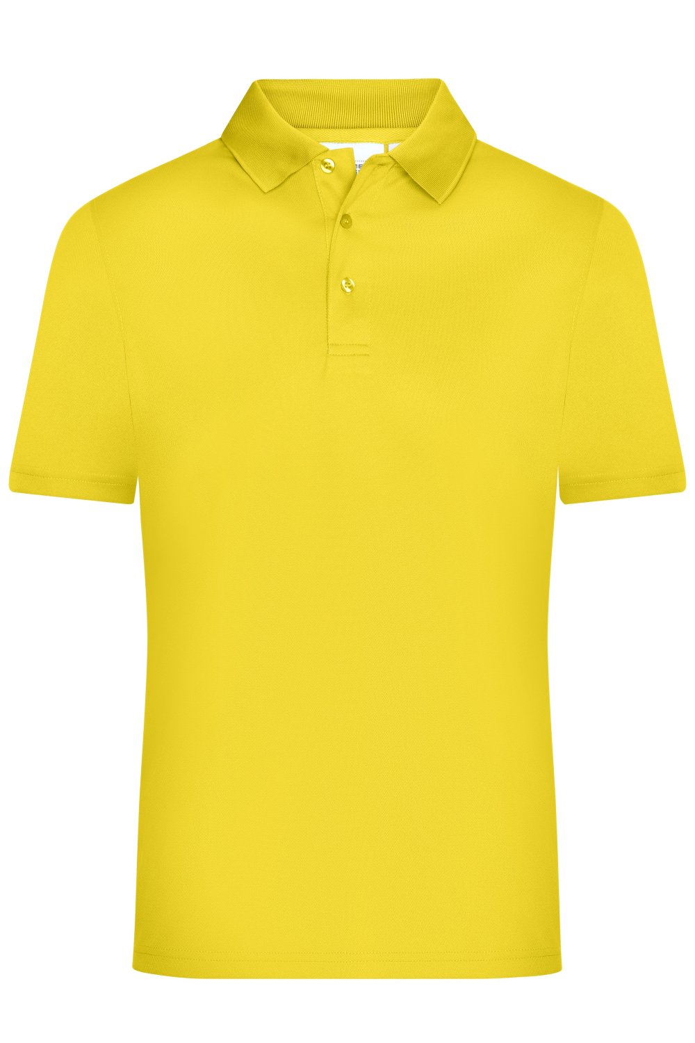 Daiber Men's Active Polo in Yellow – Vorderansicht