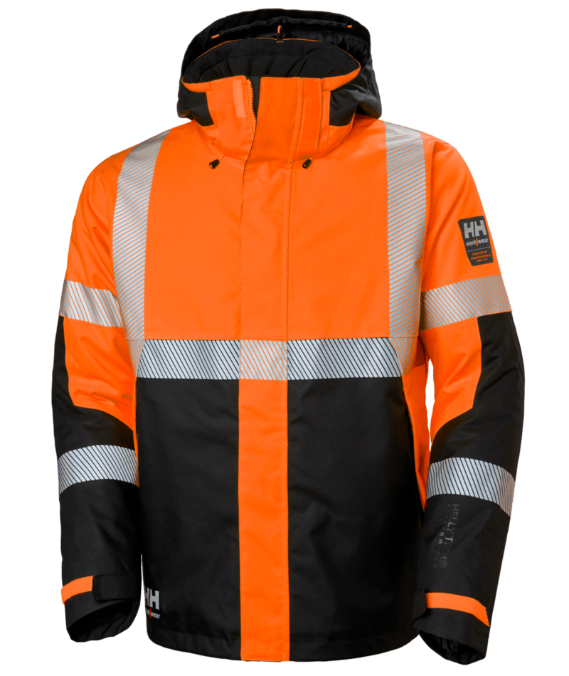 Helly Hansen Workwear ICU WINTER JACKET in Orange/Anthrazit – Vorderansicht
