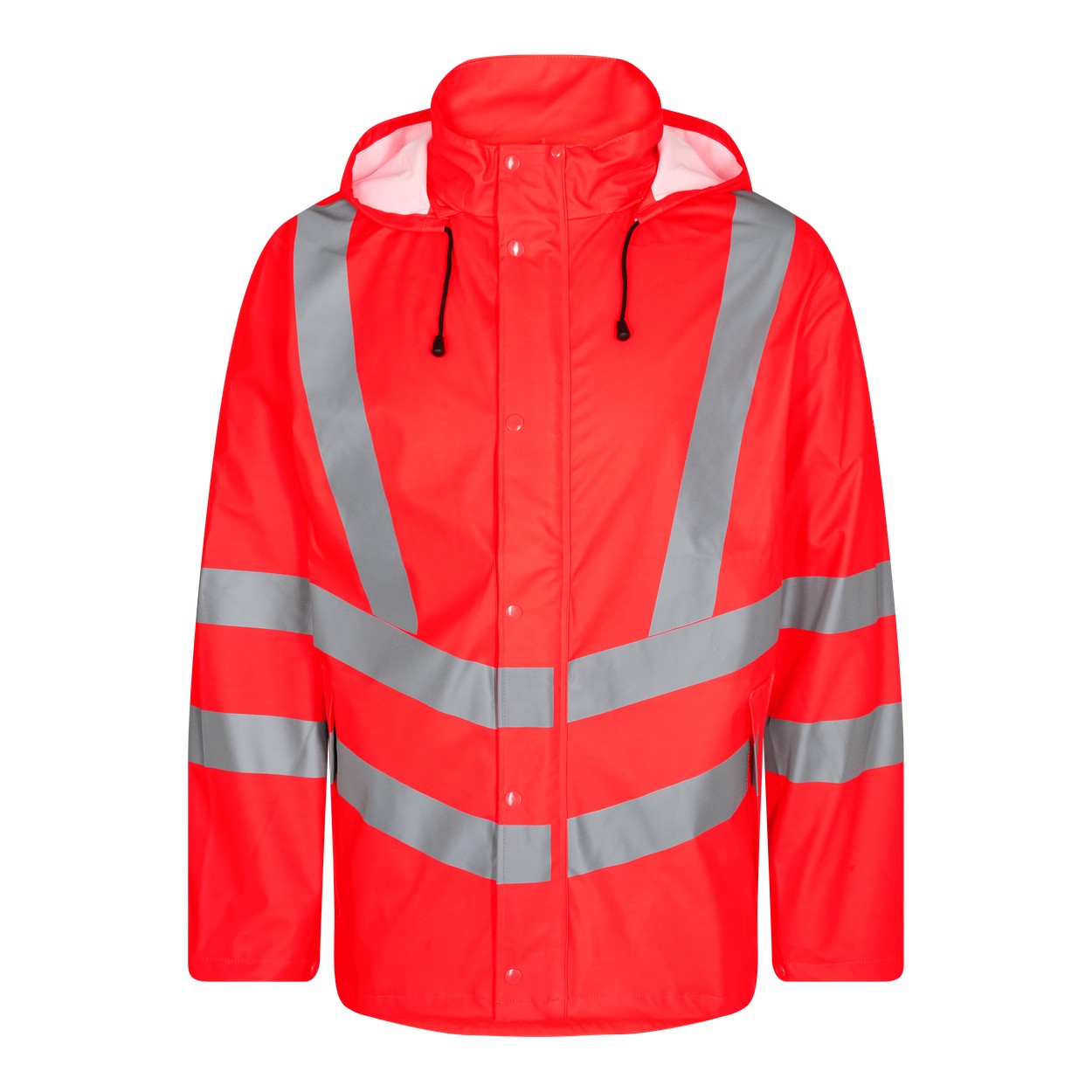 ENGEL Safety 1921-102 Regenjacke in Rot – Vorderansicht