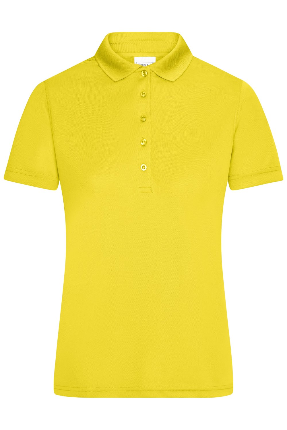 Daiber Ladies' Active Polo in Yellow – Vorderansicht