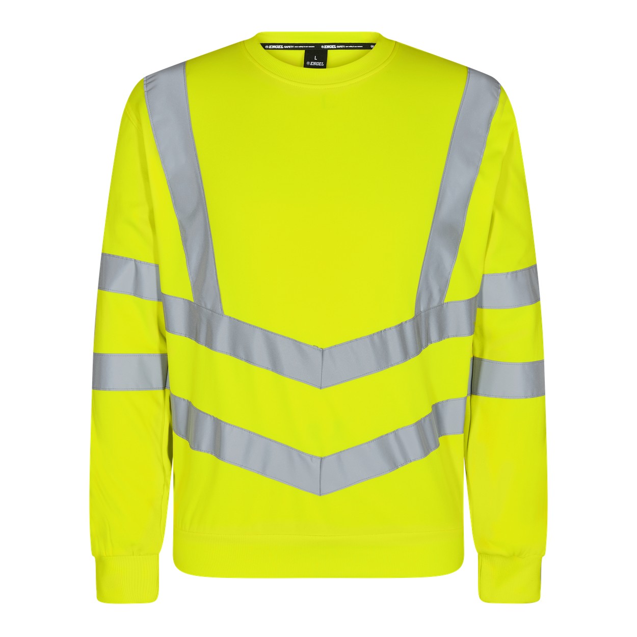 ENGEL Safety 8021-241 Sweatshirt in Gelb – Vorderansicht