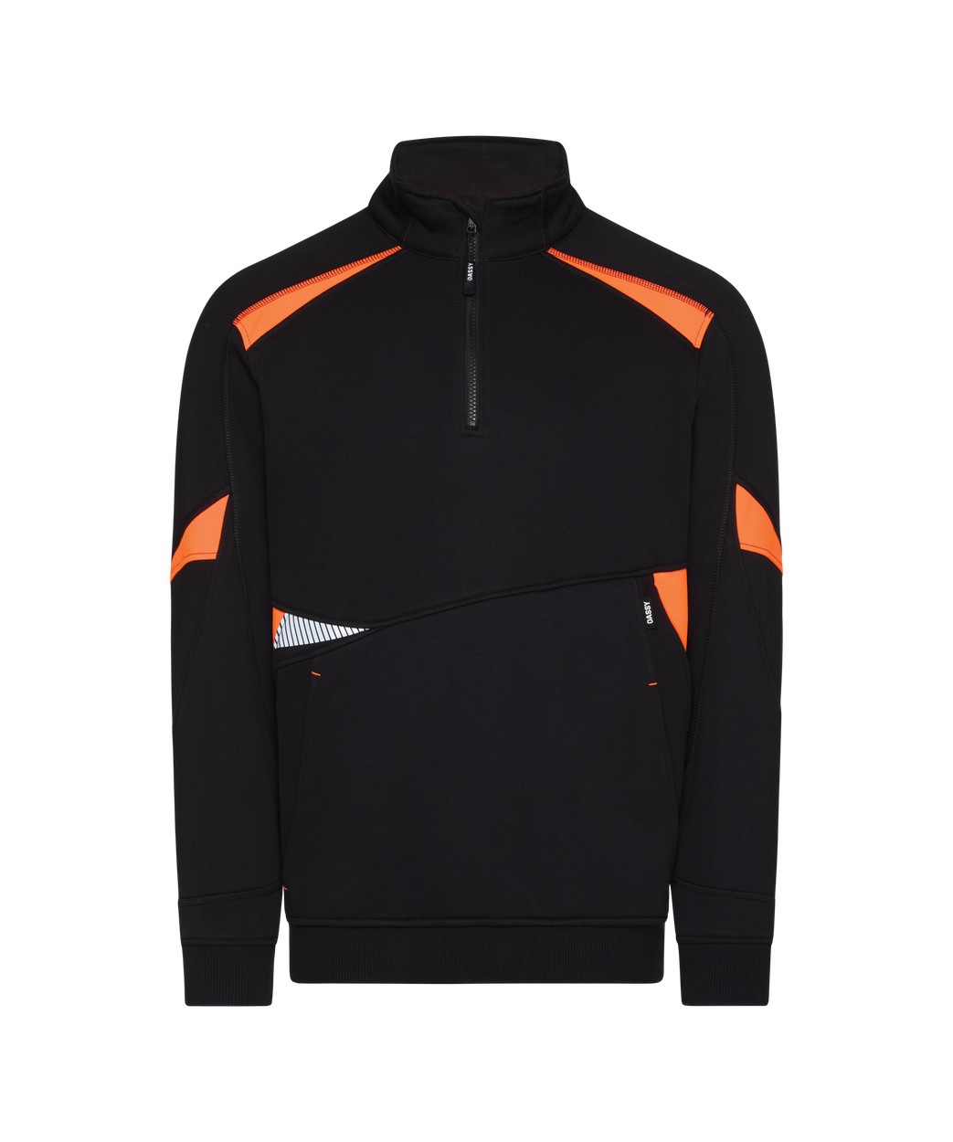 DASSY® Aratu in Schwarz/Fluo Orange – Vorderansicht