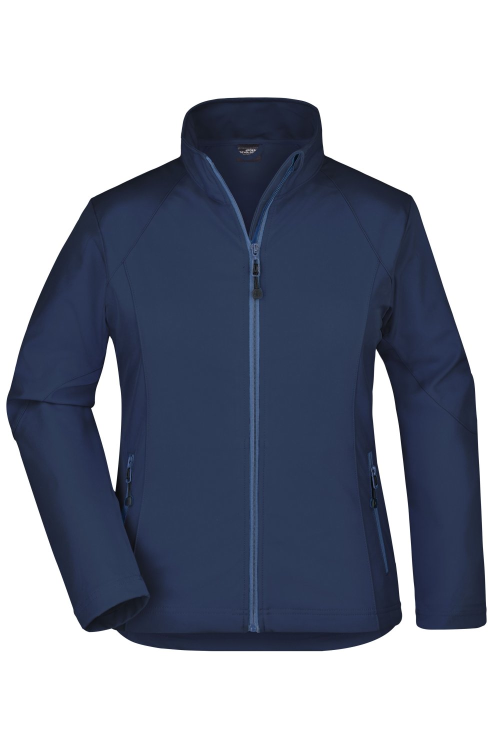 Daiber Ladies' Softshell Jacket in Navy – Vorderansicht