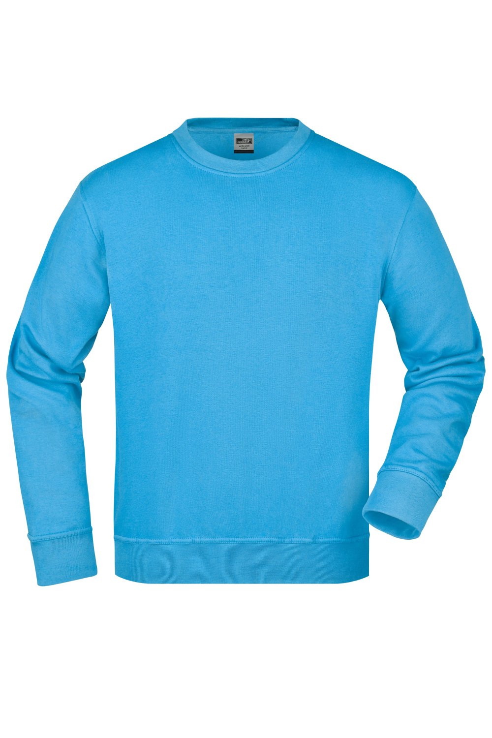 Daiber Workwear Sweatshirt in Aqua – Vorderansicht