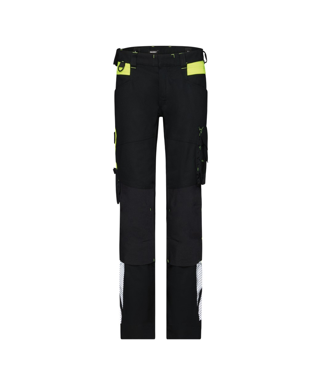DASSY® Canton Women in Schwarz/Neongelb – Vorderansicht
