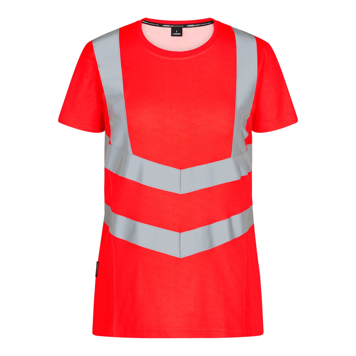 ENGEL Safety 9542-182 Damen T-Shirt in Rot – Vorderansicht