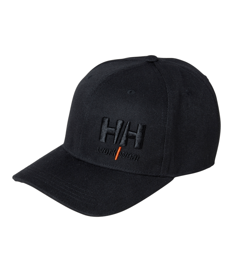 Helly Hansen Workwear CLASSIC LOGO CAP in Schwarz – Vorderansicht