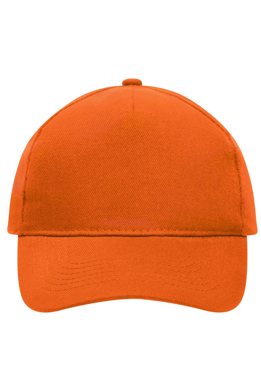 Daiber 5 Panel Cap Heavy Cotton in Orange – Vorderansicht