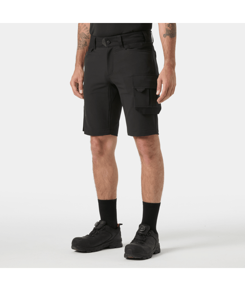 Helly Hansen Workwear CHELSEA EVO 2.0 CNCT SHORTS in Schwarz – Vorderansicht