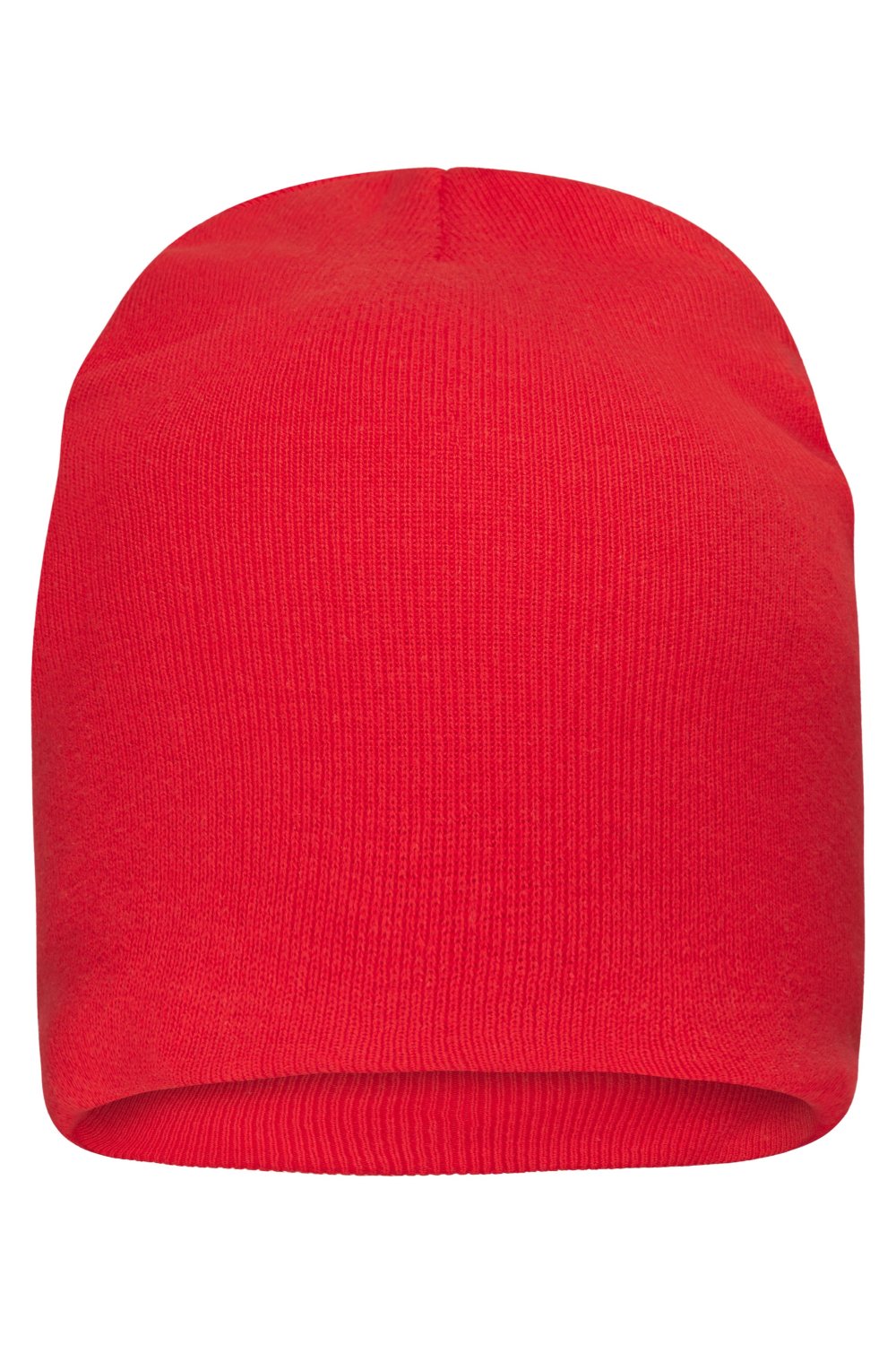 Daiber Organic Cotton Casual Beanie OCS Standard in Red – Vorderansicht
