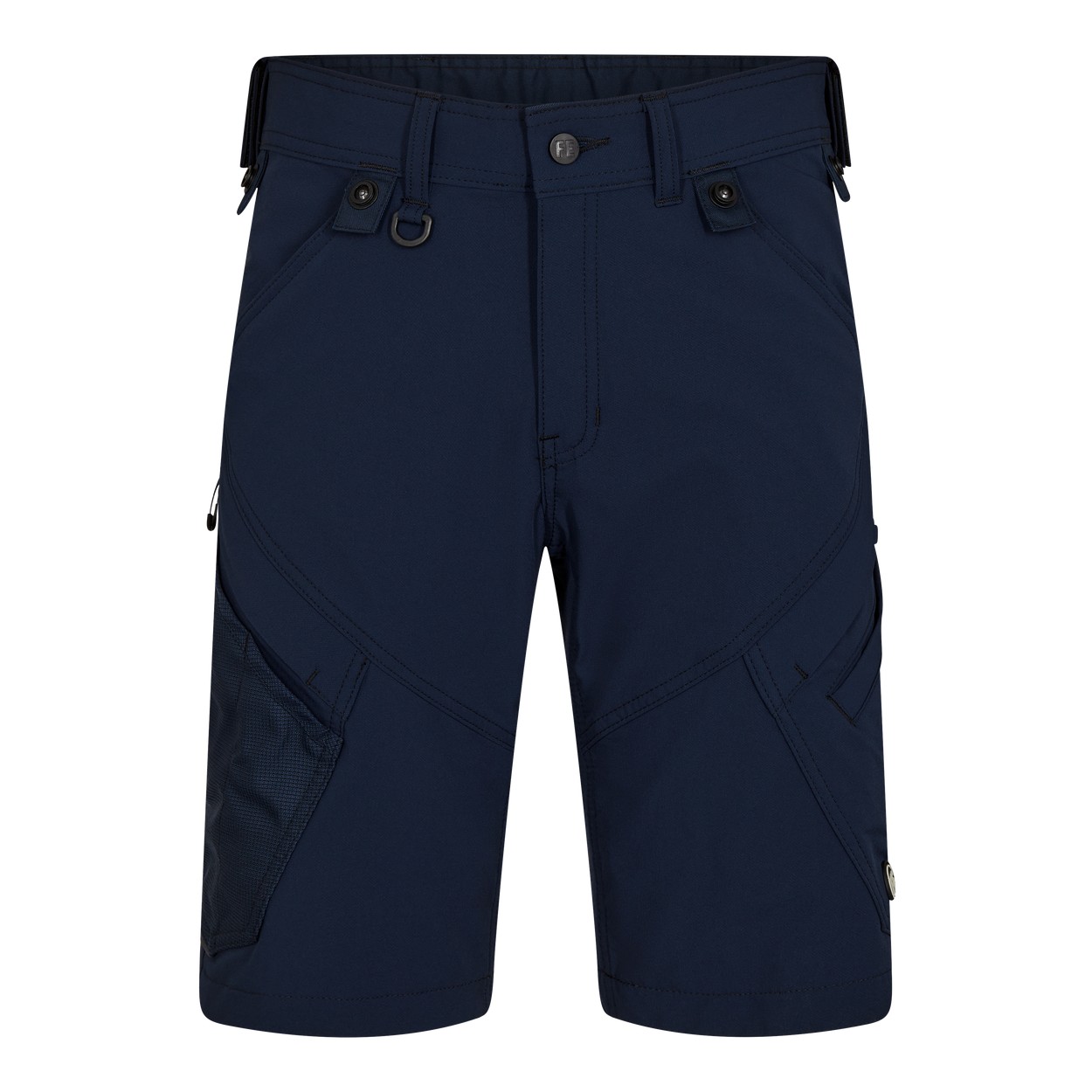 ENGEL X-treme 6367-317 Arbeitsshorts mit 4-Wege-Stretch in Blue Ink – Vorderansicht
