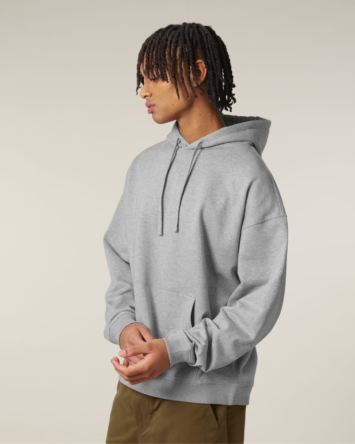 Stanley Stella Slammer 2.0 in Heather Grey – Modellansicht