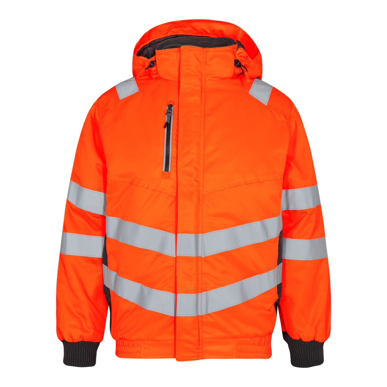 ENGEL Safety 1247-935 Pilotjacke in Orange/Anthrazit Grau – Vorderansicht
