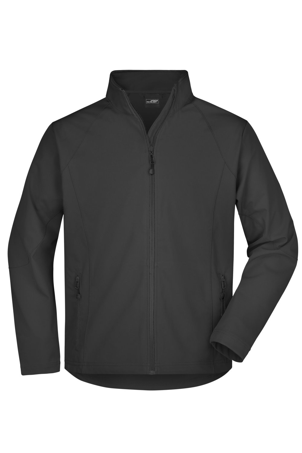 Daiber Men's Softshell Jacket in Black – Vorderansicht
