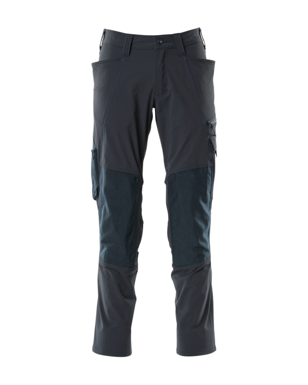 MASCOT Accelerate Hose mit Knietaschen in Schwarzblau – Vorderansicht