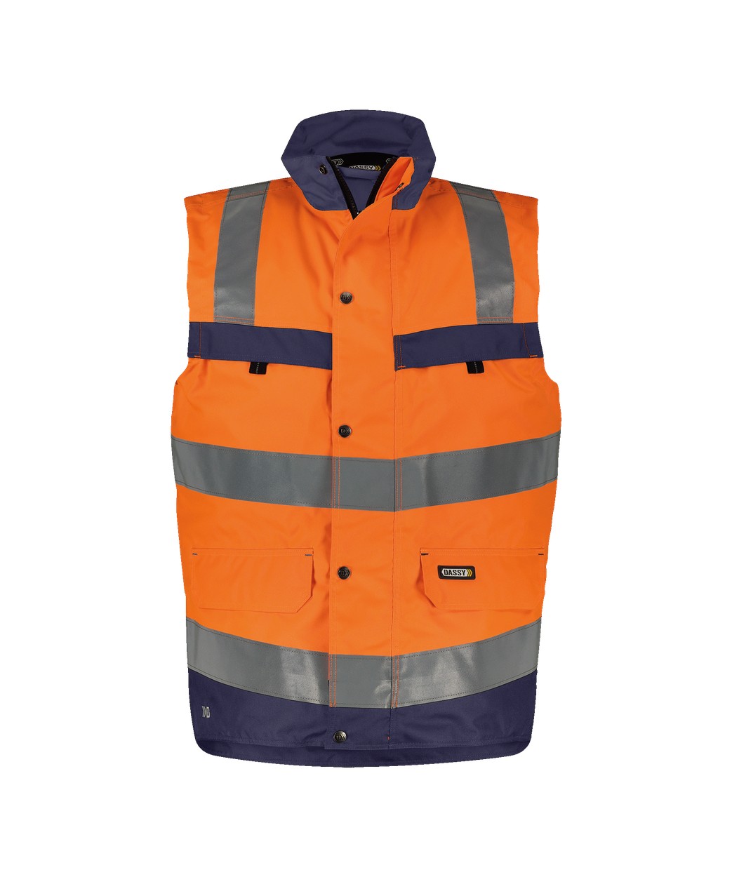 DASSY® Bilbao in Neonorange/Dunkelblau – Vorderansicht