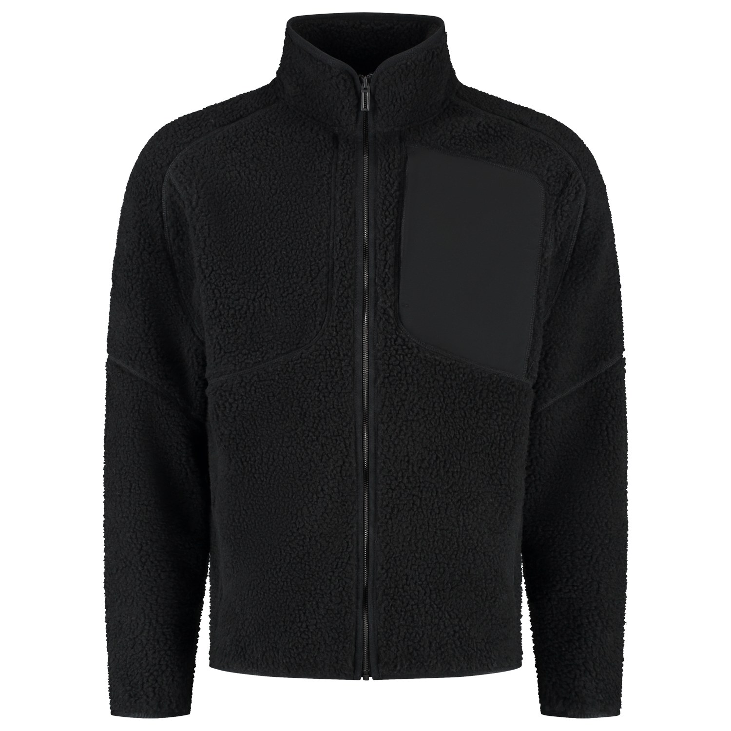 TRICORP Teddy Jacke Redefined in Black – Vorderansicht