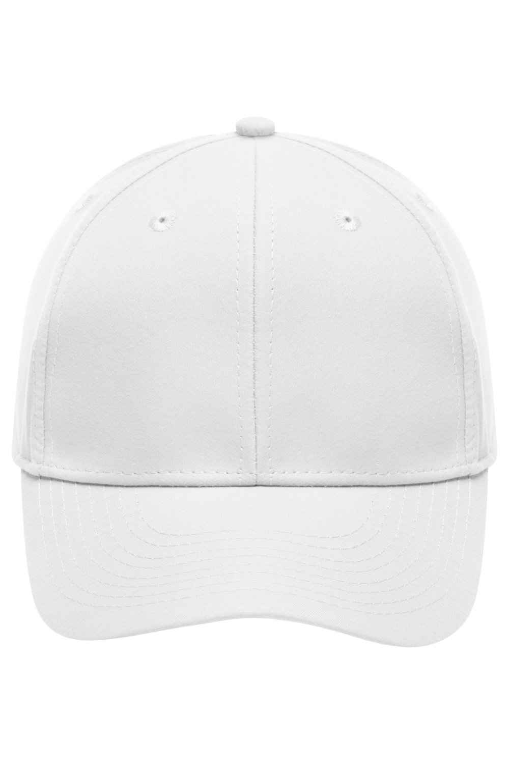 Daiber 6 Panel Polyester Peach Cap in White – Vorderansicht