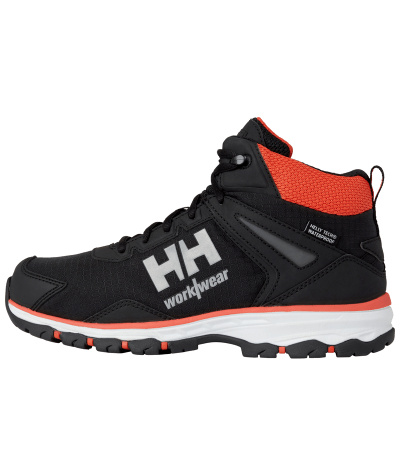 Helly Hansen Workwear CHELSEA EVO 2 MID O6 in Schwarz/Orange – Vorderansicht
