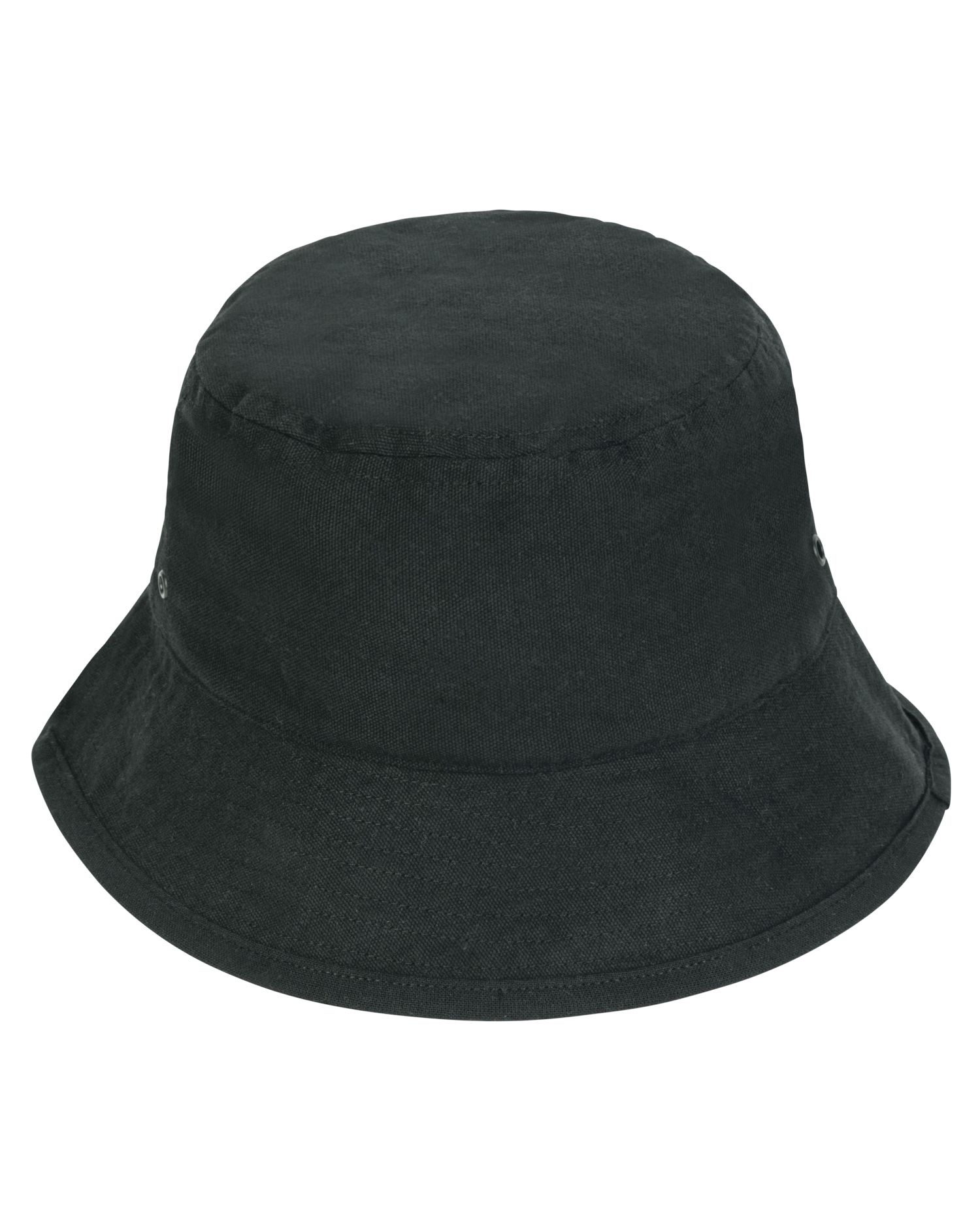 Stanley Stella Bucket Hat in Black – Vorderansicht
