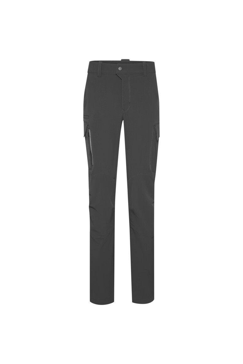 HAKRO 745L Cargo-Funktionshose X-Stretch in Karbongrau – Vorderansicht
