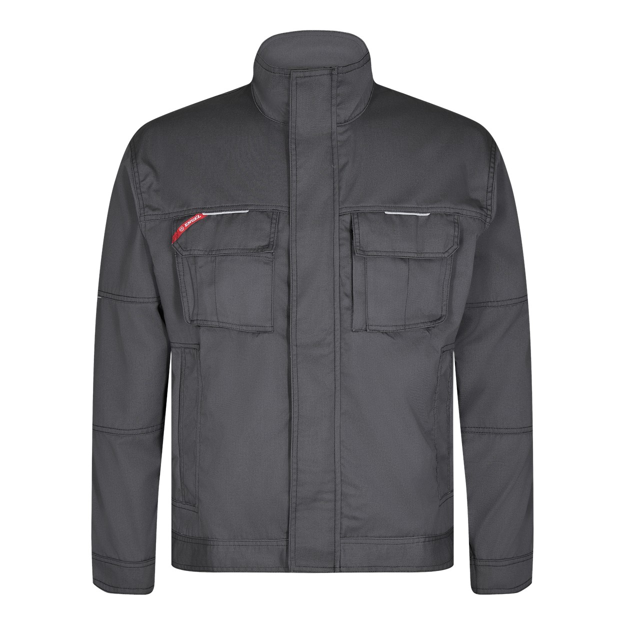 ENGEL Combat 1760-630 Arbeitsjacke in Grau – Vorderansicht