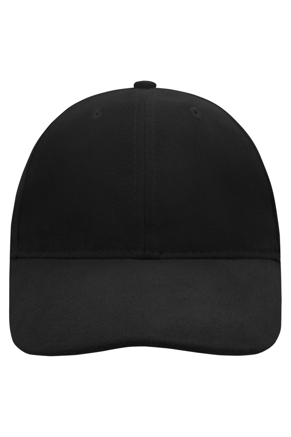 Daiber 6 Panel Softlining Raver Cap in Black – Vorderansicht