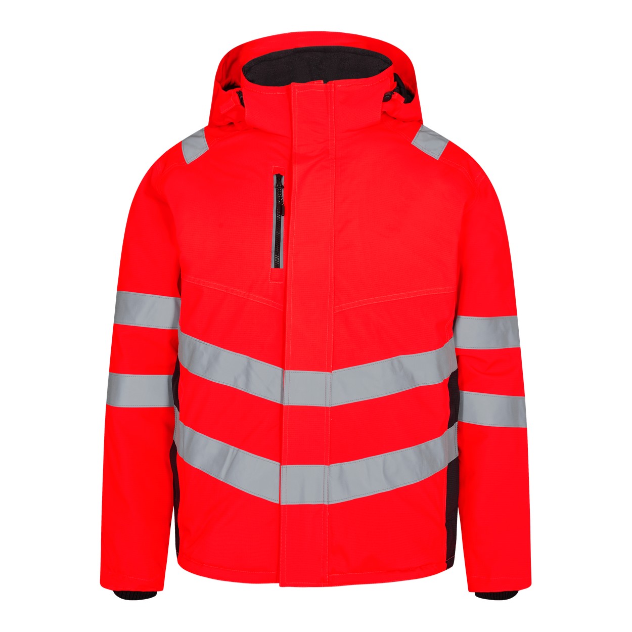 ENGEL Safety 1946-930 Winterjacke in Rot/Schwarz – Vorderansicht