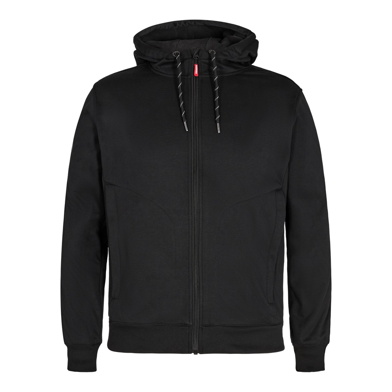 ENGEL Extend 8019-250 Allwetter-Cardigan in Schwarz – Vorderansicht
