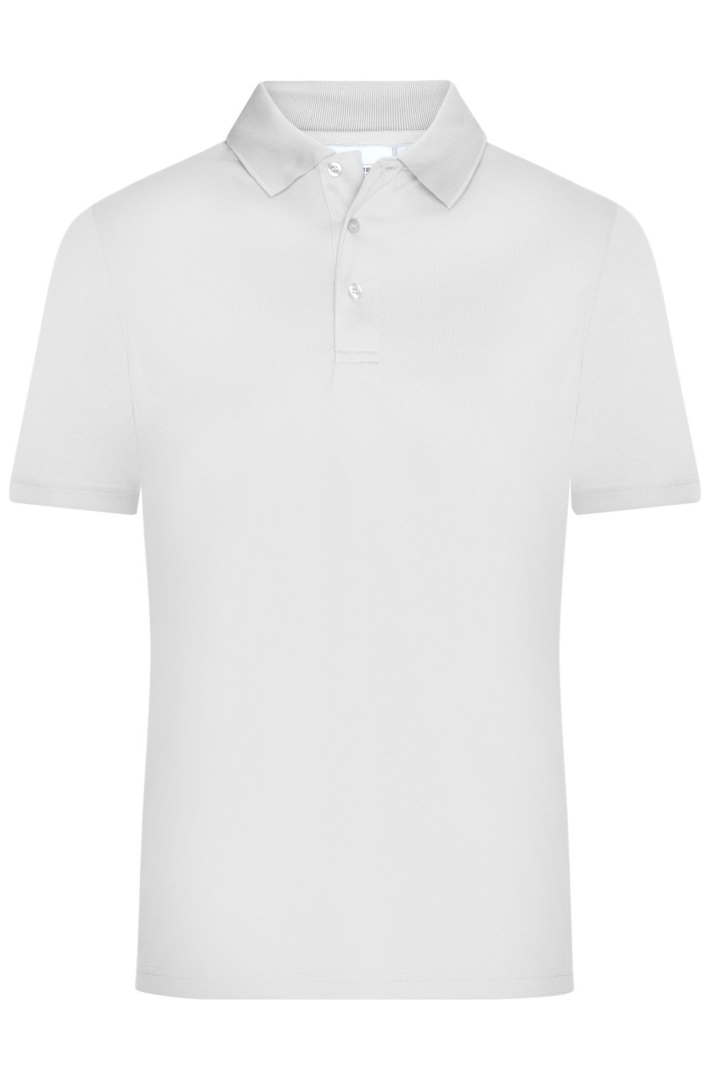 Daiber Men's Active Polo in White – Vorderansicht