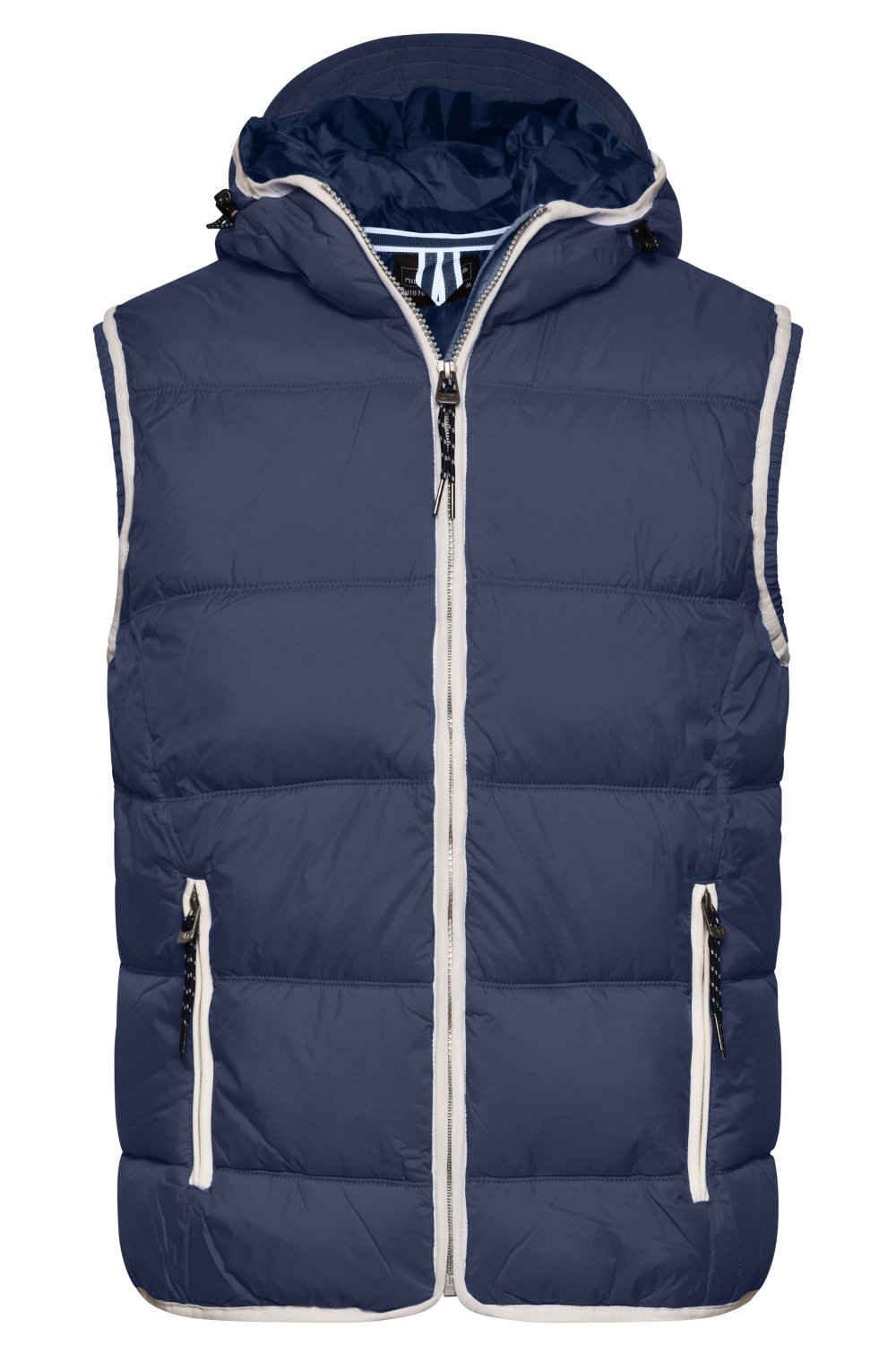 Daiber Men's Maritime Vest in Navy/White – Vorderansicht