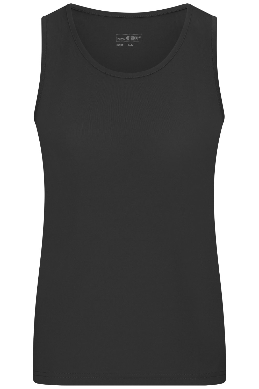 Daiber Ladies' Active Tanktop in Black – Vorderansicht