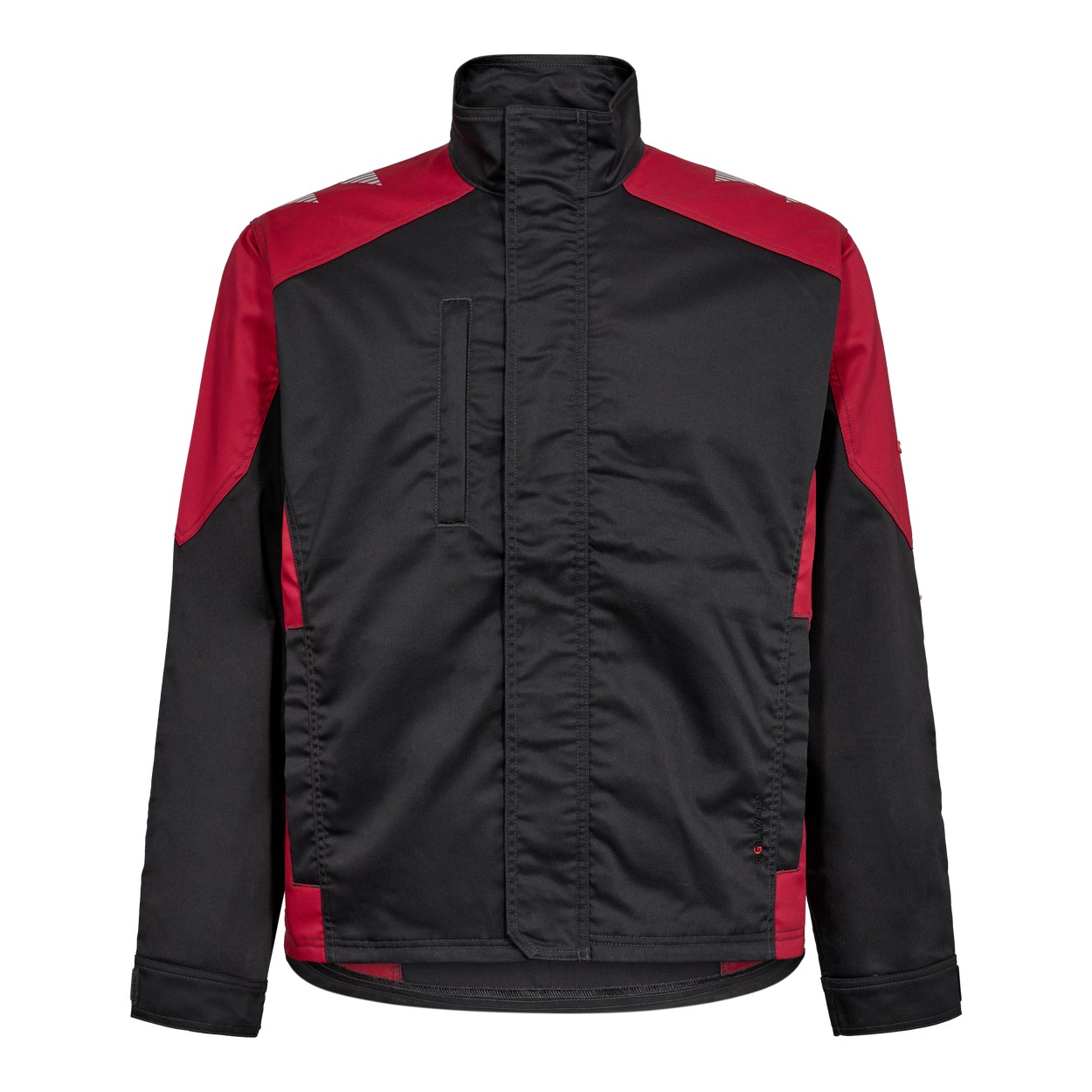 ENGEL Galaxy 1809-255 Arbeitsjacke mit 2-Wege-Stretch in Anthrazit Grau/Tomato Red – Vorderansicht