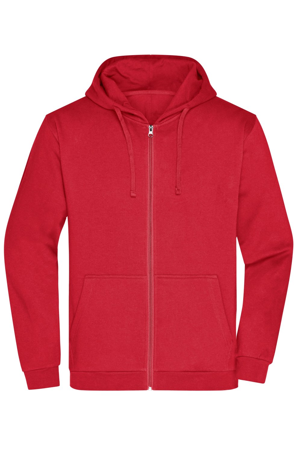 Daiber Men's Promo Zip Hoody in Red – Vorderansicht