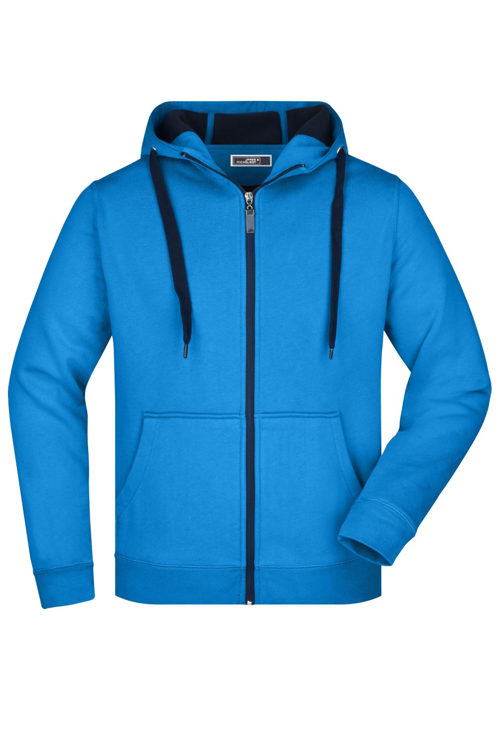 Daiber Men's Doubleface Jacket in Azur/Navy – Vorderansicht