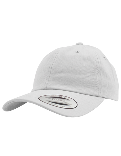 FLEXFIT Low Profile Cotton Twill in White – Vorderansicht