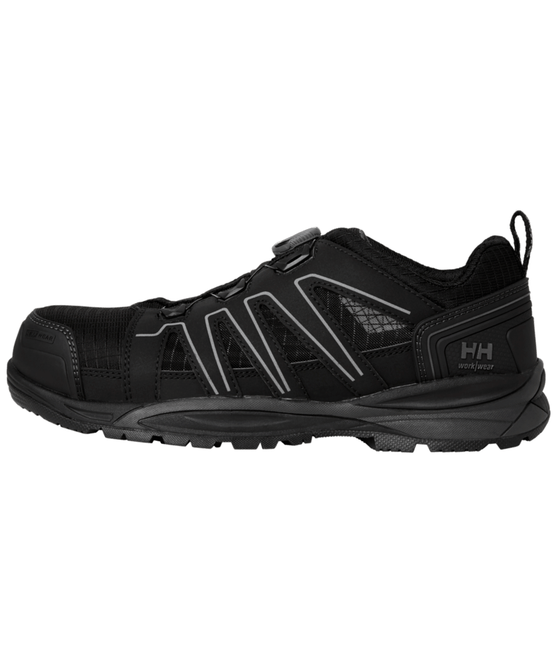Helly Hansen Workwear MANCHESTER SDL BOA S1PS in Schwarz/Grau – Vorderansicht