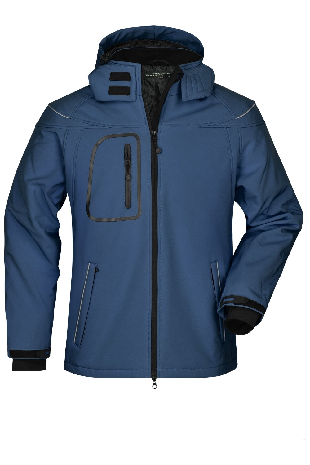Daiber Men’s Winter Softshell Jacket in Navy – Vorderansicht
