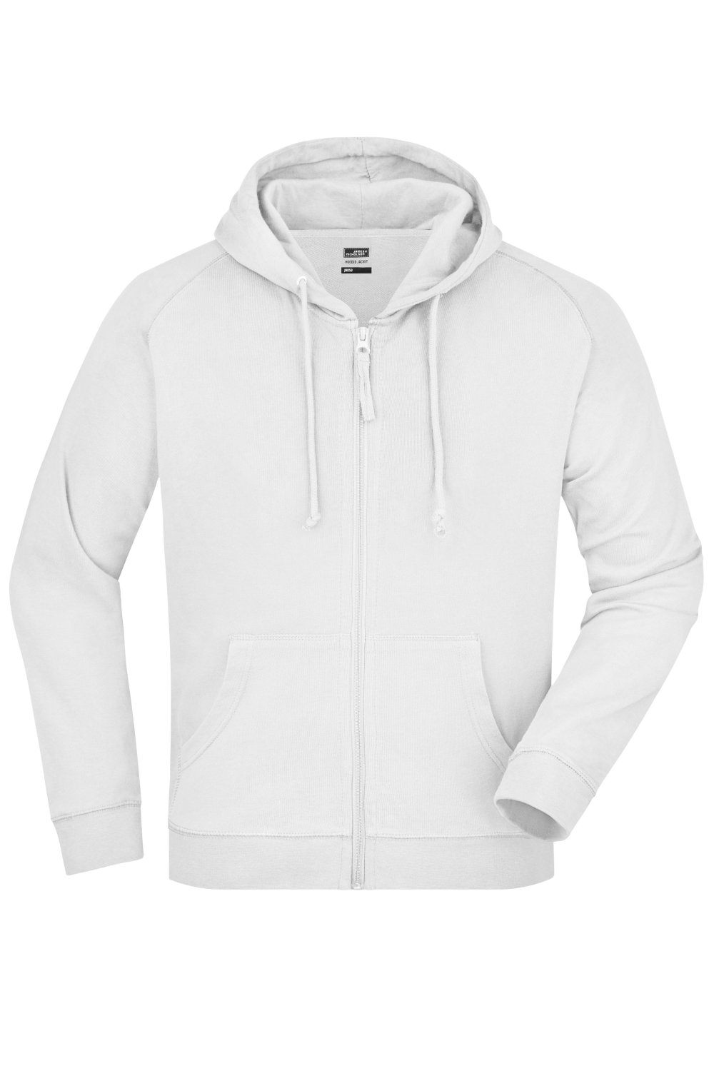 Daiber Hooded Jacket in White – Vorderansicht