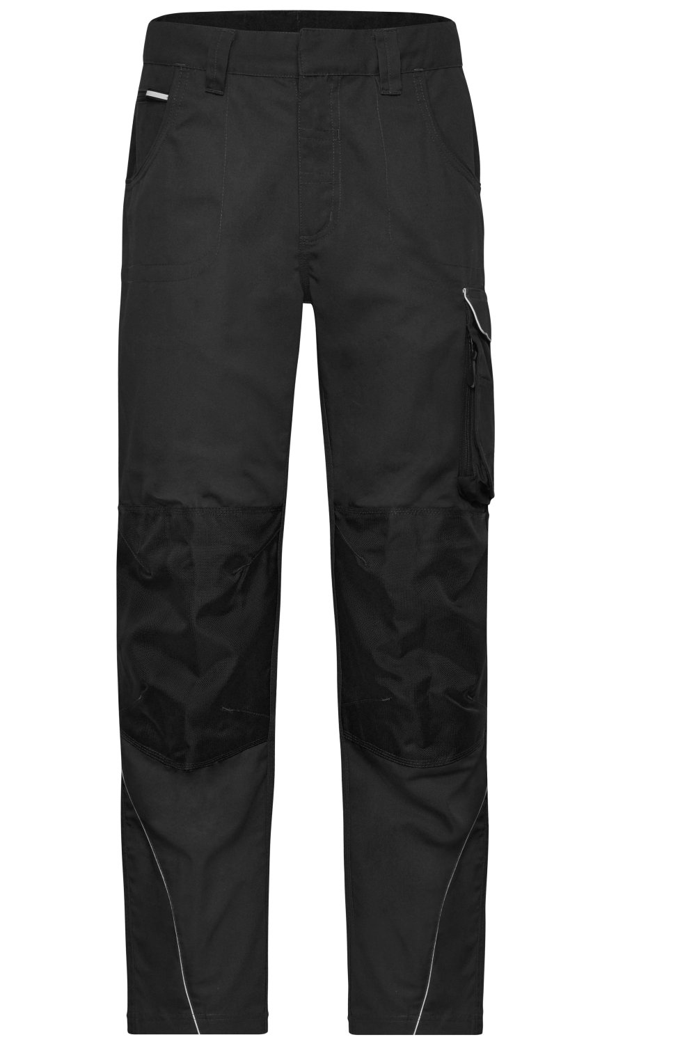 Daiber Workwear Pants - SOLID - in Black – Vorderansicht