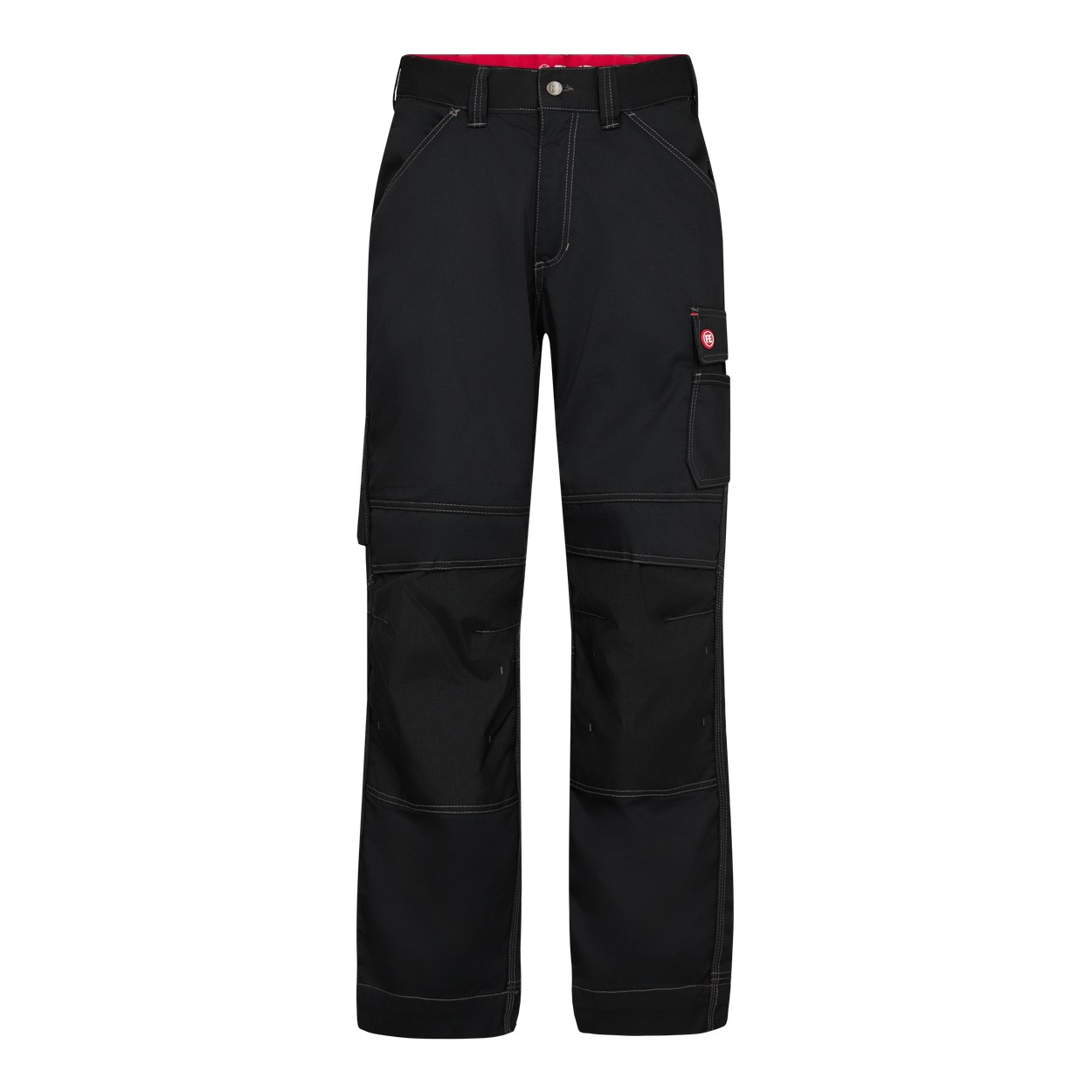 ENGEL Combat 2760-630 Arbeitshose in Schwarz – Vorderansicht