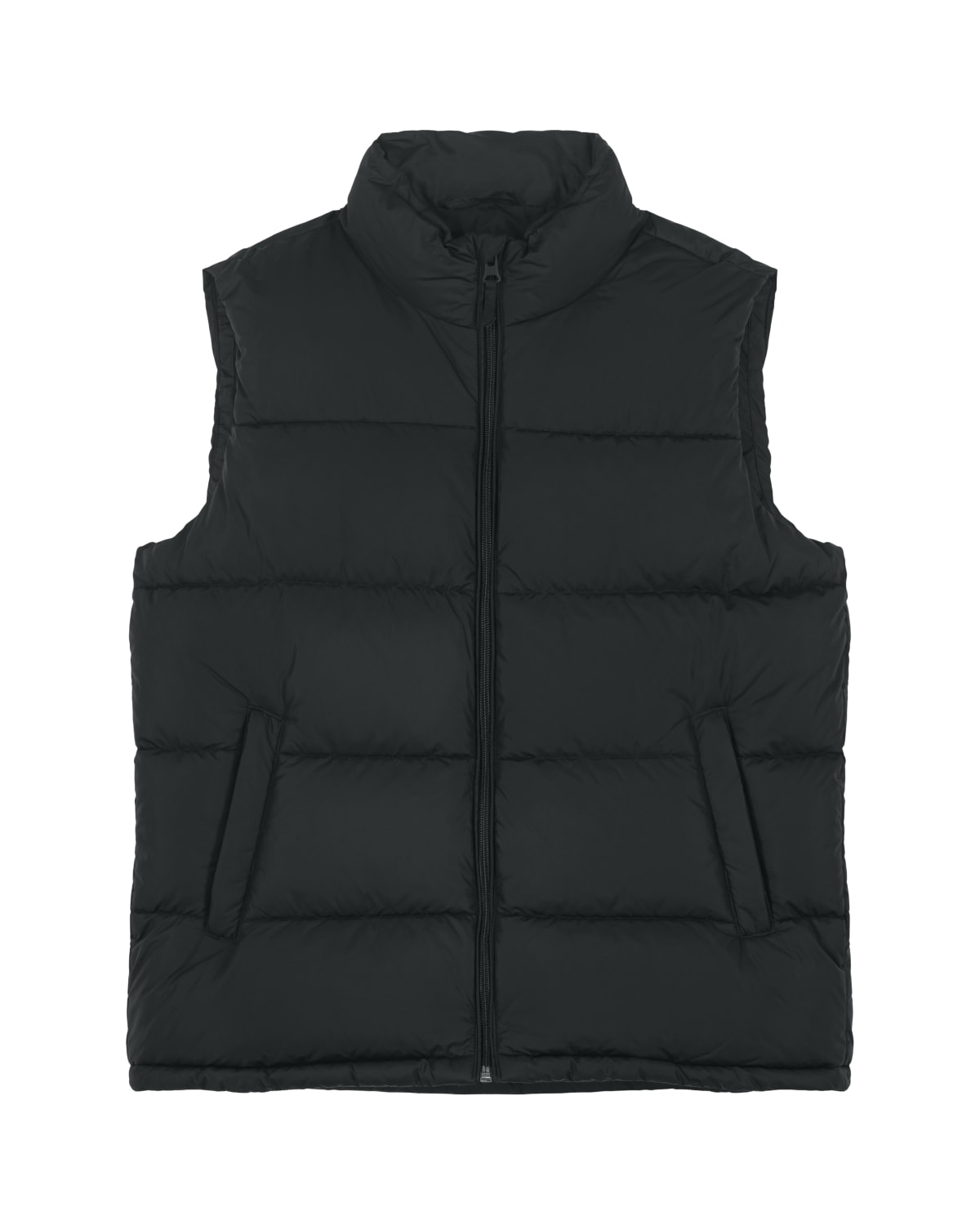 Stanley Stella Puffer Gilet in Black – Vorderansicht