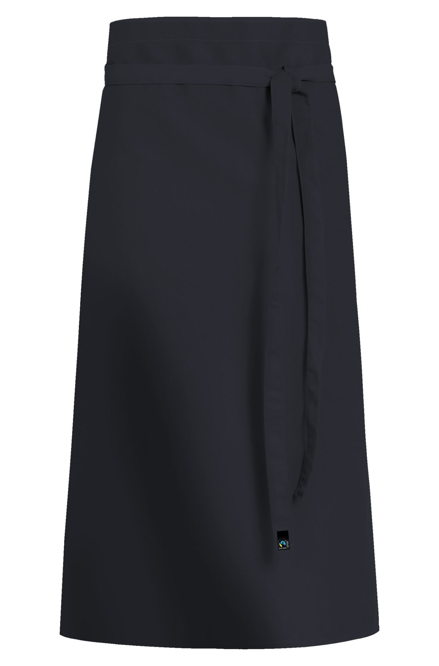 Greiff Bistro-Schürze 100x70 cm in Schwarz – Vorderansicht