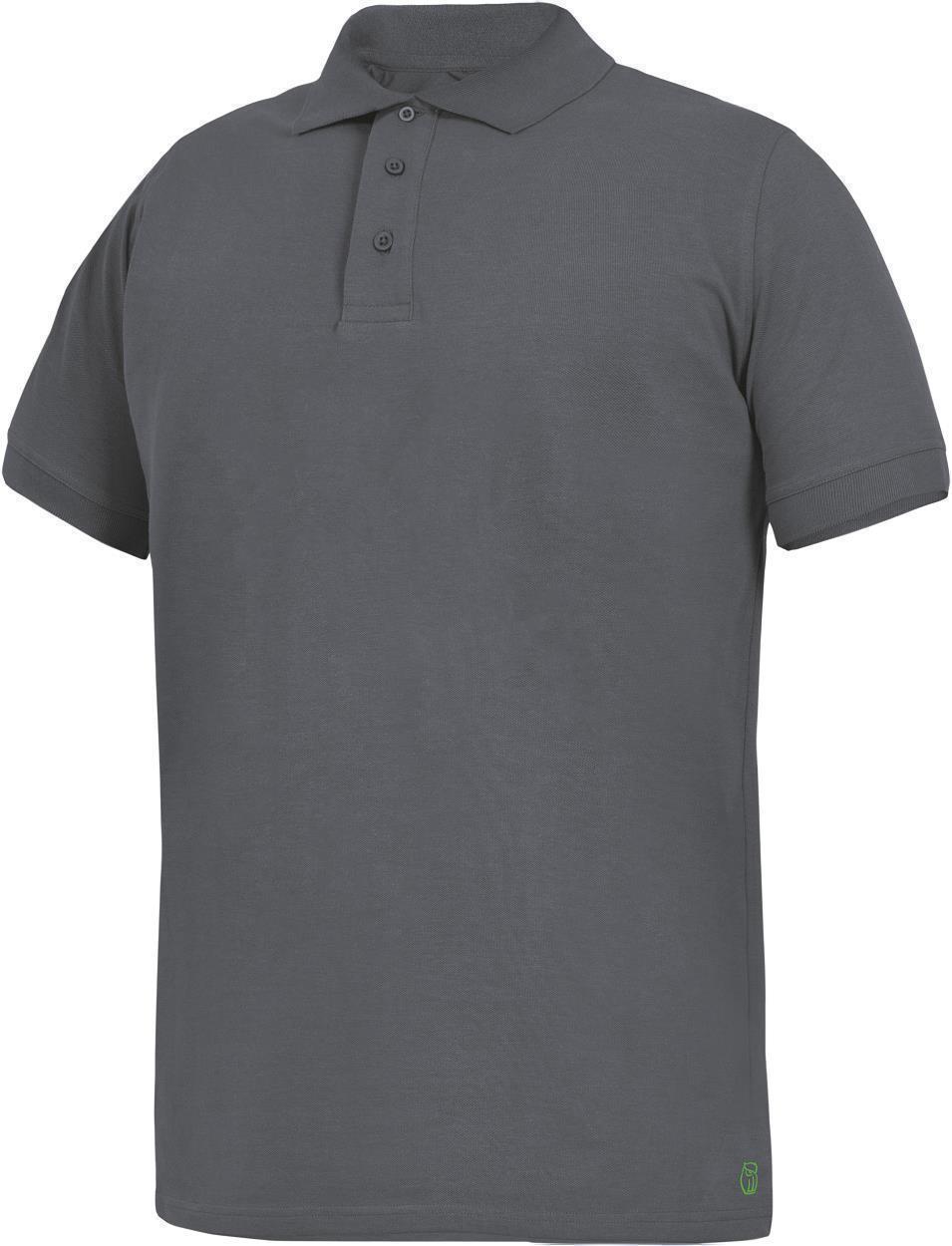 Leibwächter Polo-Shirt Andi LWU Classic Line in Grau – Vorderansicht